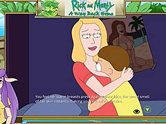 रिक और मोर्टी बड़े स्तनों पर ध्यान देने के साथ सीजन 4 एपिसोड 7 में घर लौटते हैं।