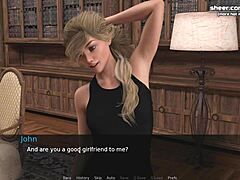 Una impresionante adolescente rubia británica con un culo impresionante disfruta del sexo en una biblioteca pública en la parte 4 de mi serie de juegos calientes