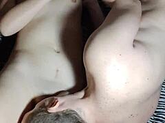 Intense cunilingus and handjob action in a homemade video