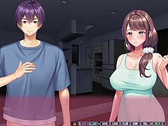 MILF's pussy gets a makeover in Hentai game while husband is away