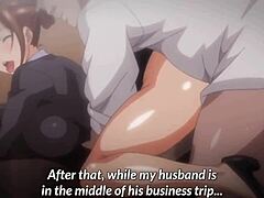 Jag är en otrogen fru i en Hentai Anime som ägnar sig åt sexuella handlingar med min mans chef för hans professionella framsteg