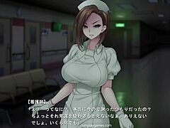 Animazione HD di massaggio allo sperma in ospedale da infermiera matura con uniforme