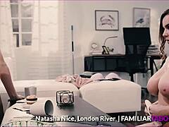 London river Natasha, den nya städerskan, faller för frestelsen i ett öppet äktenskapsscenario