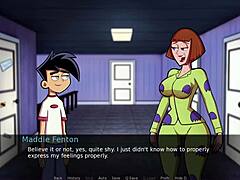 Danny Phantom et Amity Park dans une scène de sexe torride