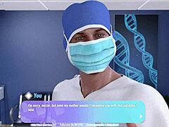 50-year-old mature woman experiences pleasure during gynecological examination - a 3D game with gynecological stories