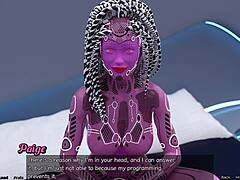 A stranded astronaut encounters the voluptuous Paige, a futuristic robot, in this 3D animated hentai series.