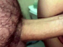 Amateur sexwife gets fucked in the bathroom