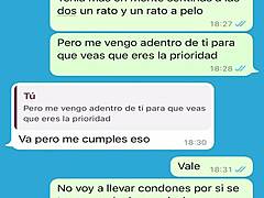 Adolescente y madura en chat con contador