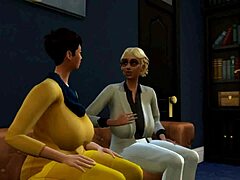 Threesome ระหว่างเชื้อชาติกับนักเรียนหญิงโหดของ The Sims 4