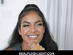 Realfleshlight - A hot gay sex experience with a curvy black stepsister